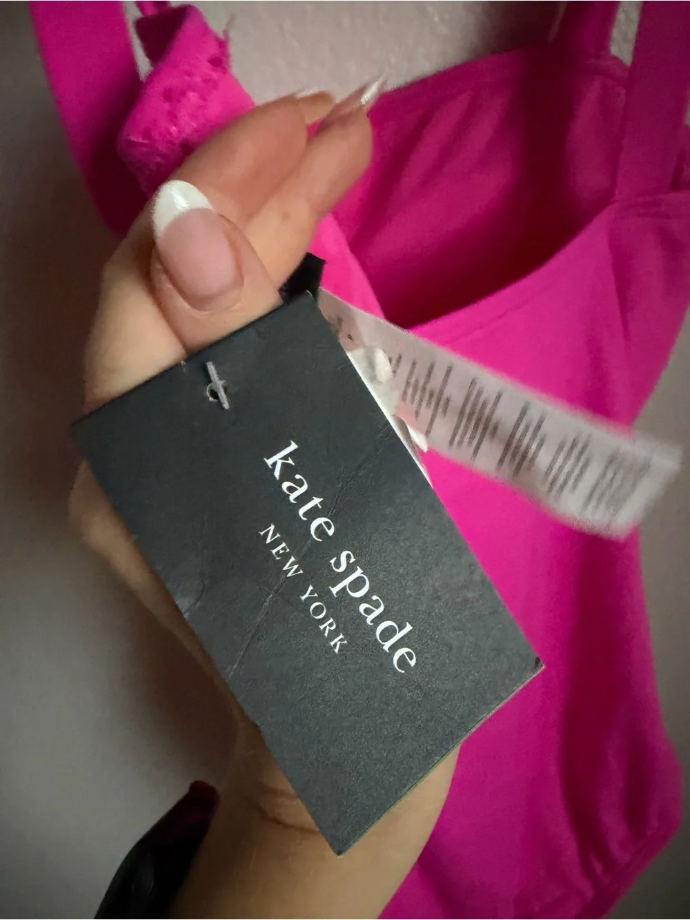NWT Kate Spade Bow Shoulder Tie One-Piece Swimsuit Size S
